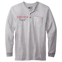 Unisex Carhartt Long Sleeve Henley Tee 