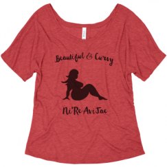 Ladies Flowy Slouchy Tee