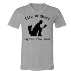 Unisex V-Neck Jersey Tee