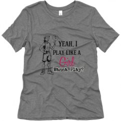 Ladies Relaxed Fit Super Soft Triblend Tee