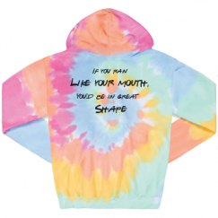 Unisex Tie-Dye Fleece Hoodie