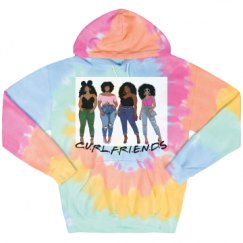 Unisex Tie-Dye Fleece Hoodie
