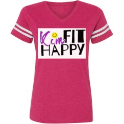 Ladies Relaxed Fit Vintage Sports Tee