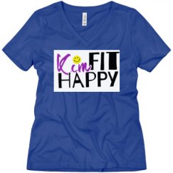 Ladies Relaxed Fit V-Neck Tee