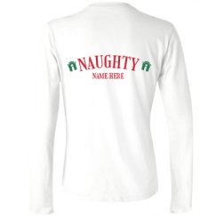 Ladies Relaxed Fit Basic Long Sleeve Tee