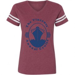 Ladies Relaxed Fit Vintage Sports Tee
