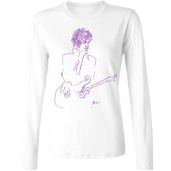 Ladies Relaxed Fit Basic Long Sleeve Tee