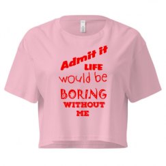 Ladies Festival Cali Crop Top Tee