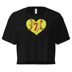 Ladies Festival Cali Crop Top Tee