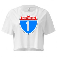 Ladies Festival Cali Crop Top Tee