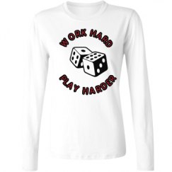 Ladies Relaxed Fit Basic Long Sleeve Tee