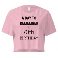 Ladies Festival Cali Crop Top Tee