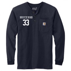 Unisex Carhartt Long Sleeve Henley Tee