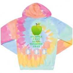 Unisex Tie-Dye Fleece Hoodie