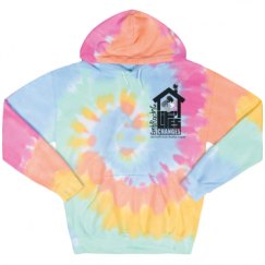 Unisex Tie-Dye Fleece Hoodie