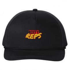 Snapback Five-Panel Rope Hat