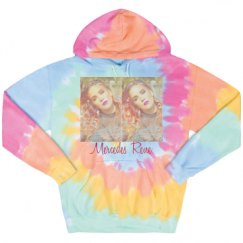Unisex Tie-Dye Fleece Hoodie