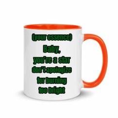 11oz Ceramic Mug with Color Inside