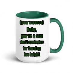 15oz Ceramic Mug with Color Inside