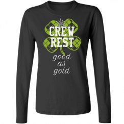Ladies Relaxed Fit Basic Long Sleeve Tee