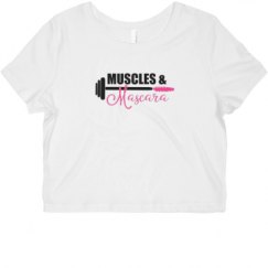 Ladies Slim Fit Crop Top Tee