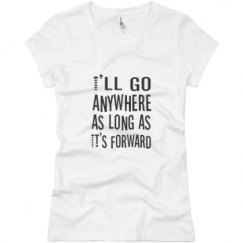 Ladies Slim Fit Basic Promo Jersey Tee