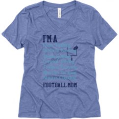 Ladies Relaxed Fit Super Soft Triblend V-Neck Tee