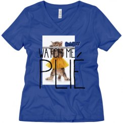 Ladies Relaxed Fit V-Neck Tee