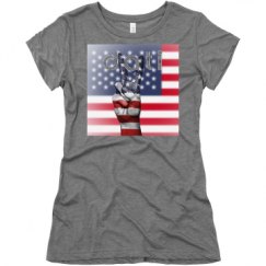 Ladies Slim Fit Super Soft Triblend Tee