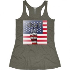 Ladies Slim Fit Super Soft Racerback Triblend Tank