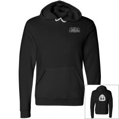 Hwy 84 Hoodie - white ink 