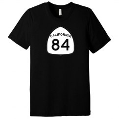 CA Highway 84 s/s - white ink