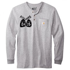 Unisex Carhartt Long Sleeve Henley Tee