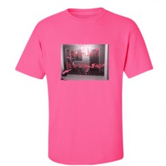 Unisex Ultra Cotton Safety Neon Crewneck Tee