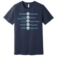 Life Control Buttons Tee