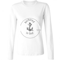 Ladies Relaxed Fit Basic Long Sleeve Tee
