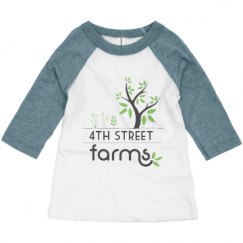 Toddler 3/4 Sleeve Raglan Tee