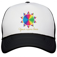 Your name here flower hat