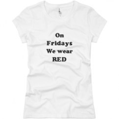 Ladies Slim Fit Basic Promo Jersey Tee