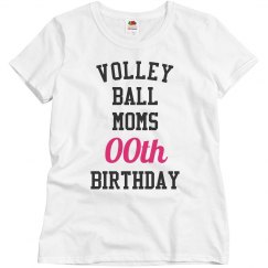 Customize volleyball mom bday