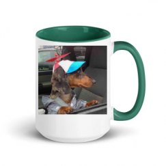 15oz Ceramic Mug with Color Inside