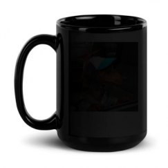 15oz Black Glossy Mug