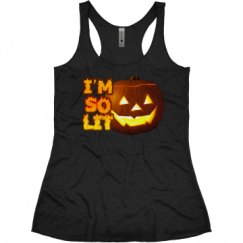 Ladies Slim Fit Super Soft Racerback Triblend Tank