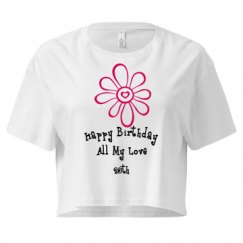 Ladies Festival Cali Crop Top Tee