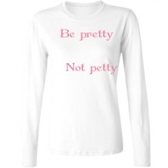Ladies Relaxed Fit Basic Long Sleeve Tee