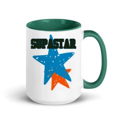 15oz Ceramic Mug with Color Inside