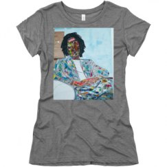 Ladies Slim Fit Super Soft Triblend Tee