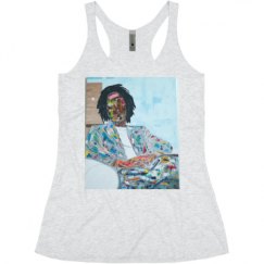 Ladies Slim Fit Super Soft Racerback Triblend Tank