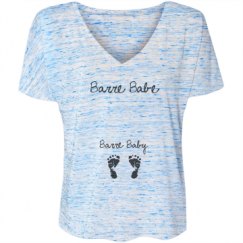 Ladies Flowy Slouchy V-Neck Tee