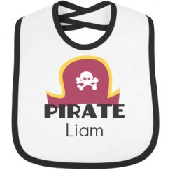 Infant Contrast Trim Bib